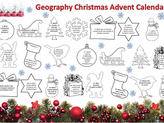 Geography Christmas Advent Calendar