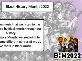 Black History Month - Music - Primary