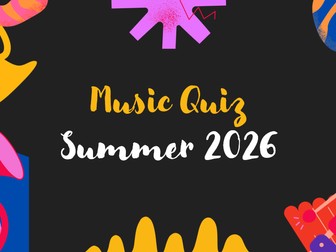 2026 Summer Music Quiz