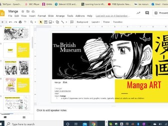 Manga Art Project