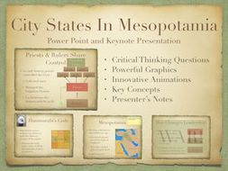 Development of City-States In Mesopotamia PowerPoint and Keynote Presentations