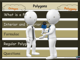 Irregular and Regular Polygons - animated PowerPoint with Questions and Full Solutions-GCSE