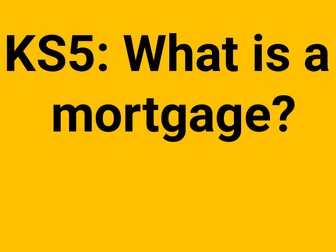Introduction to Mortgages