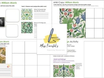 Arts & Crafts Movement Cover Activities