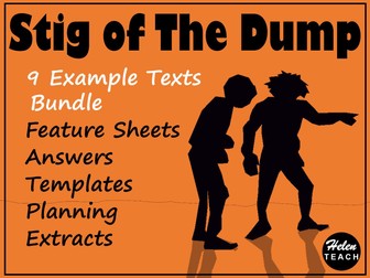 Stig of the Dump Example Texts BUNDLE with Feature Identification and Answers