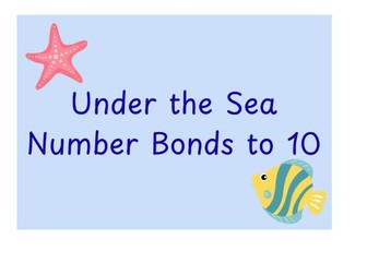 Under the Sea Number Bonds to 10