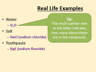 C1 2.4 Chemical Formulae