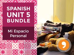 Spanish Unit 5 Bundle: Mi Espacio Personal - My Personal Space