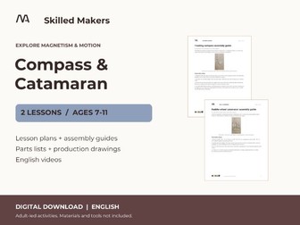 Floating Compass & Catamaran: 2 STEM Lessons