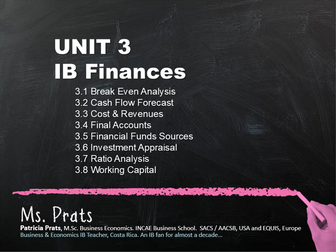 UNIT 3 IB Finances SL
