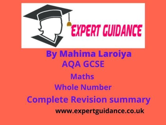 GCSE Maths Whole Number Complete Revision Summary | Teaching Resources