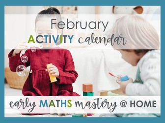 FREE EYFS Home learning maths activity calendar
