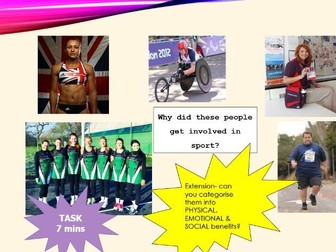 AQA GCSE PE Chapter 6 lesson 1 on Health & fitness