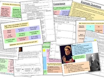 Conscience: Updated Version - WHOLE UNIT! (A-Level RS OCR)