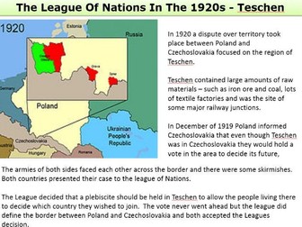 League of Nations in the 1920's - Success or Failure - Full Lesson - Lots of activities
