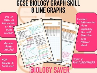 GCSE Biology Graph Skill - 8 Line Graphs