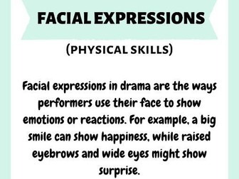 Drama Vocabulary Posters – Key GCSE Drama Terminology (Display, Booklet, or Flashcards)