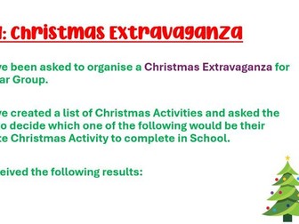 KS2/KS3 Christmas Spreadsheet Activity