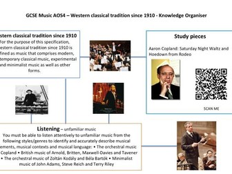 AQA GCSE Music Knowledge organiser AOS4
