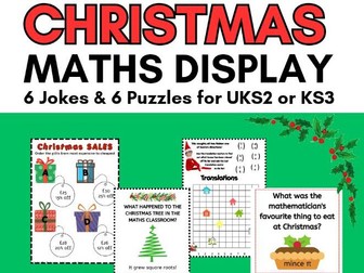 Christmas Display KS2 Maths