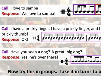 Samba: Complete Scheme of Work (KS2 or KS3)