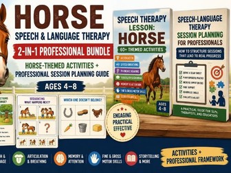 HORSE Speech & Language Therapy Bundle