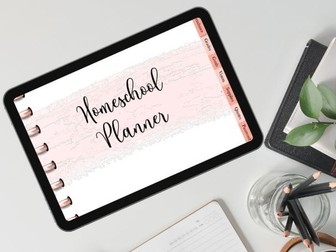 Homeschool Digital Planner (Printable & Tablet-Friendly)