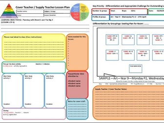 Cover Teacher / Supply Teacher Lesson Plan