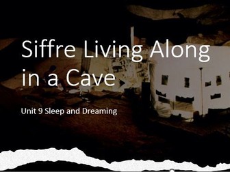 Siffre Living Alone in a Cave