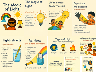 The Magic of Light – KS2 Science: Exploring Shadows, Refraction, and Rainbows