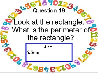 Mental Maths  Quiz for Years 5/6