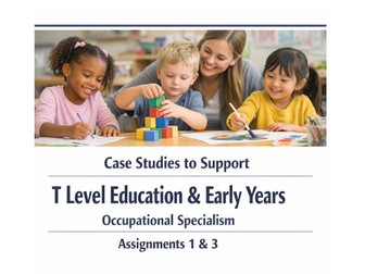 T Level case studies to support  2nd year exams