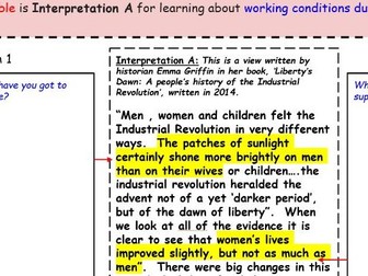Industrial Revolution - Class model