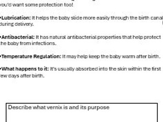 Child Development revision booklet TA3