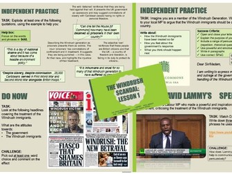 Windrush - Persuasive Writing
