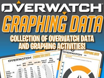 OVERWATCH - MATHS - GRAPHING DATA - Activities, Printable, Templates