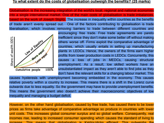 A-Level Economics A* model essays for All Themes (Suitable for 2024 exams)