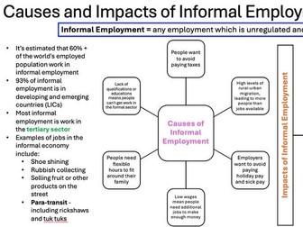 iGCSE Edexcel Geography Revision Notes - 4. Economic Activity & Energy