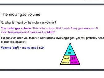 CIE IGCSE Coordinated Sciences C4: Stoichiometry