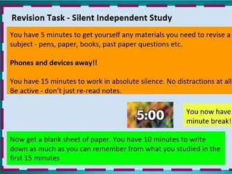 Revision Techniques and Study Skills