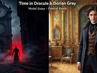 'Dracula' and 'The Picture of Dorian Gray' Model Answer