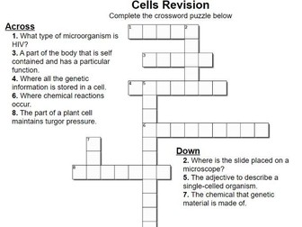 Year 7 Cells Revision