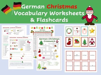 German Christmas Vocabulary Activities