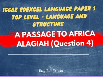 Edexcel IGCSE English Language: A PASSAGE TO AFRICA  George Alagiah- Two Pager