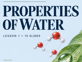 AQA A-Level Biology: Properties of Water – PowerPoint with Answers