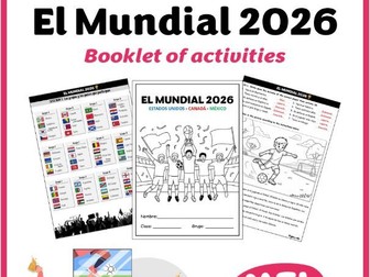 KS3 Spanish - El Mundial 2026 (World Cup 2026) - Booklet of activities