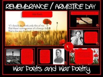 Remembrance Day - War Poets