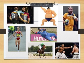 GCSE PE Lesson 6: Energy balance, metabolism & hydration & Lesson 7 Optimum weight