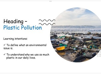 Plastic Pollution - 1 Introduction