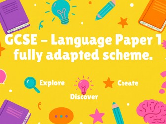 KS4 - Language Paper 1 (Full scheme)